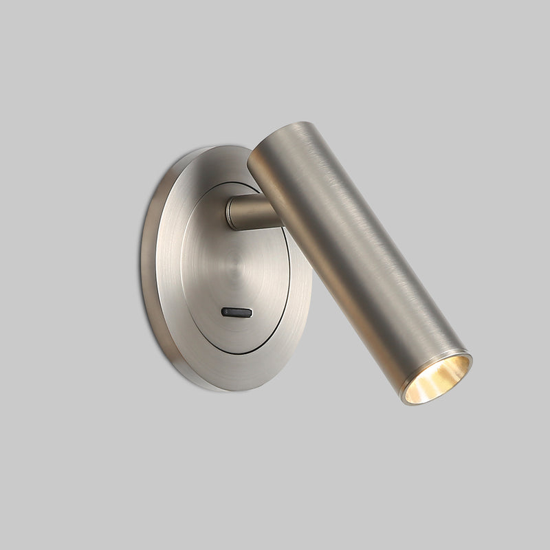 Carregue imagem no visualizador da galeriaAplique de Parede com luz orientável, acabamento em níquel
