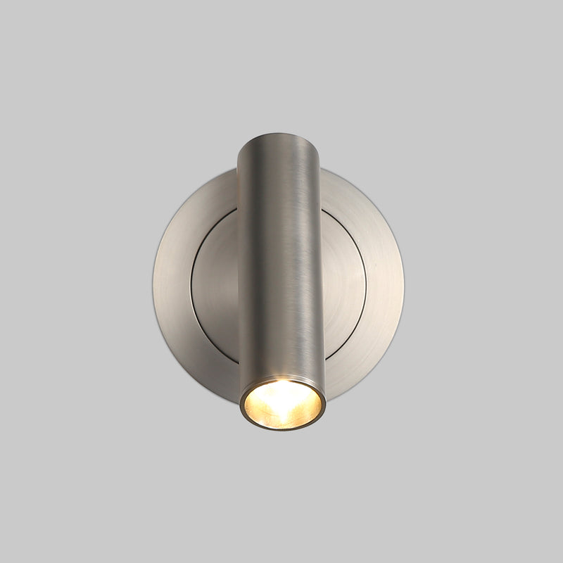 Carregue imagem no visualizador da galeriaAplique de Parede com luz orientável, acabamento em níquel
