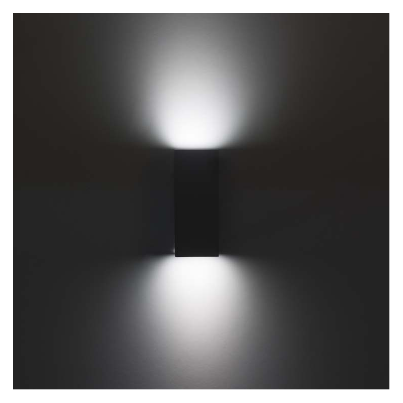 Upload afbeelding naar galerijviewerAplique de Parede Exterior Forlight Cube Small Cinza PX-0056-GRI 
