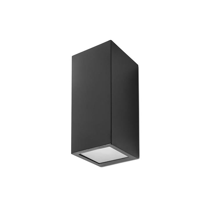 Bild in den Galerie-Viewer hochladenAplique de Parede Exterior Forlight Cube Small Preto PX-0056-NEG 
