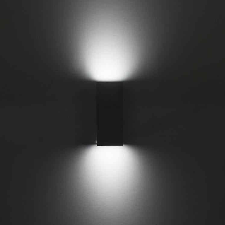 Prześlij obraz do przeglądarki galeriiAplique de Parede Exterior Forlight Cube Small Preto PX-0056-NEG 
