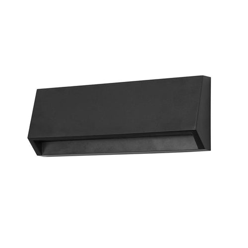 Aplique de Parede Exterior Forlight Grove Rectangular Grande PX-0130-NEG 