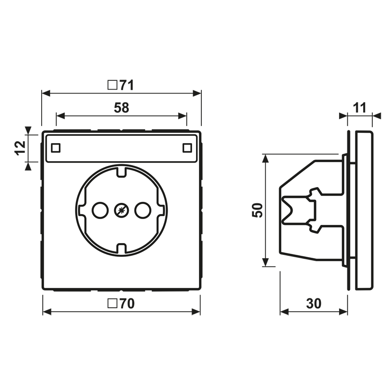 Cargue la imagen en el visor de la galería, Tomada SCHUKO® 16 A 250 V Alumínio Lacado anthracite Série LS JUNG
