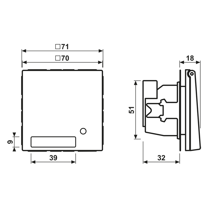 Carregue imagem no visualizador da galeriaTomada SCHUKO® com Tampa Basculante e Indicação de Funcionamento LS JUNG
