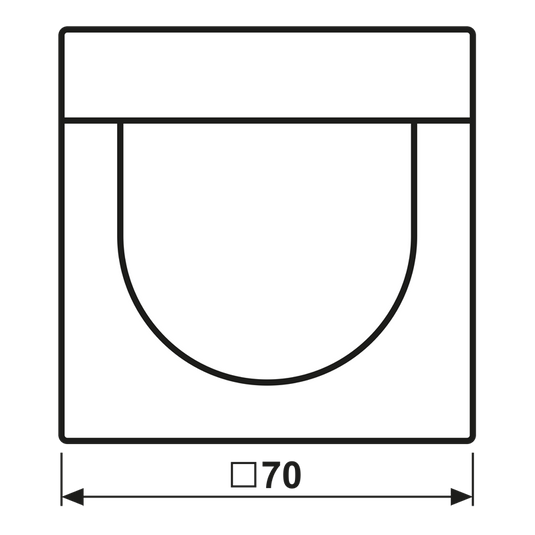 Detetor de movimento Standard preto LS JUNG