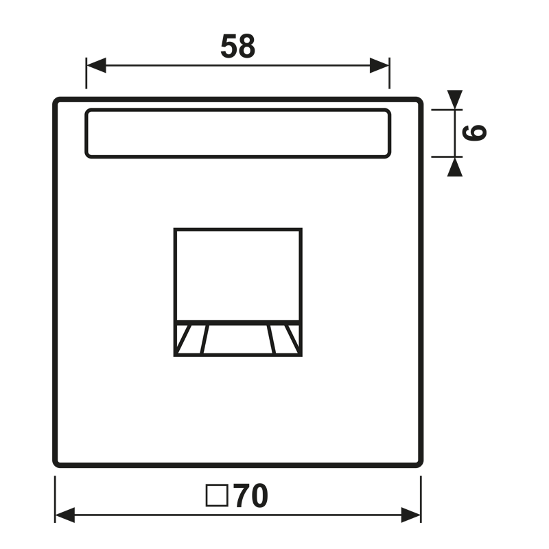 Load image into Gallery viewer, Placa Central para Conectores RJ UMA-CAT6A Preto LS JUNG
