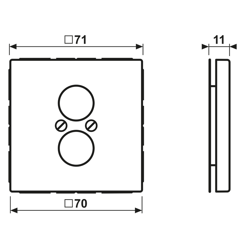 Load image into Gallery viewer, Capa para 2 Conectores Elétricos Circulares LS JUNG
