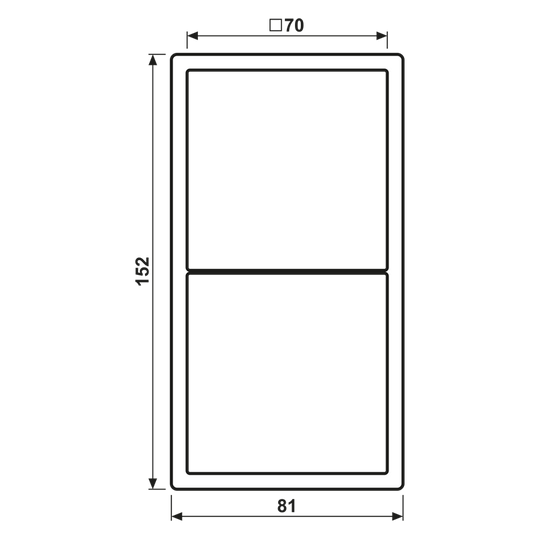Aro Duplo Ombre Naturelle Moyenne LS 990 JUNG