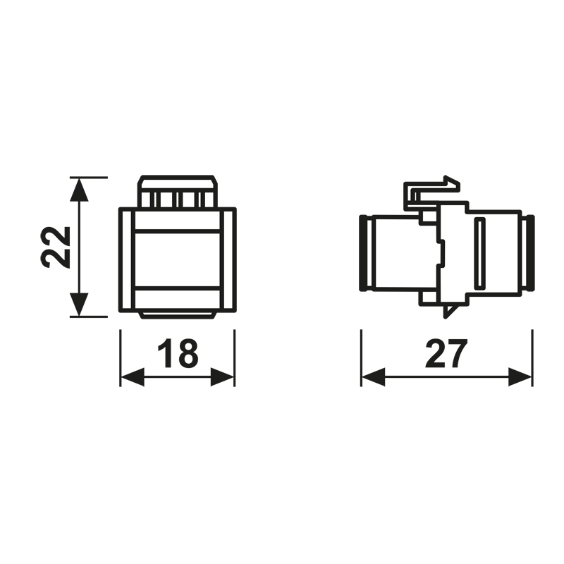 Chargez l'image dans la visionneuse de la galerie, Conector keystone para fibra ótica verde SCOS2GN JUNG
