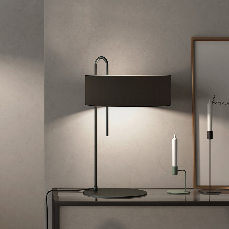 Load image into Gallery viewer, Black table lamp - design by Nacho Timón
