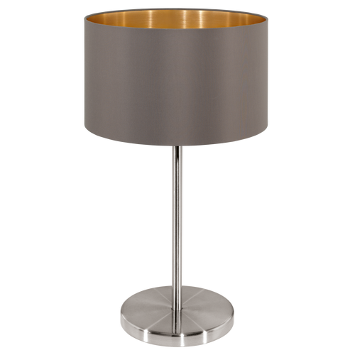 Candeeiro de Mesa Eglo Maserlo Cappuccino/Dourado 31631