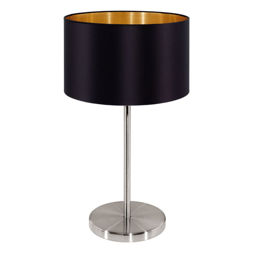 Candeeiro de Mesa Eglo Maserlo Preto/Dourado 31627