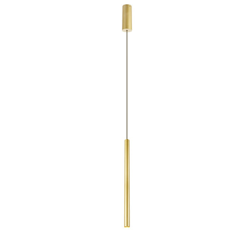 Candeeiro de Tecto Suspenso Led Helia 30 Dourado SLV 