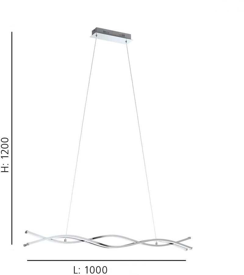 Cargue la imagen en el visor de la galería, Candeeiro de Tecto Suspenso LED Lasana 2 EGLO
