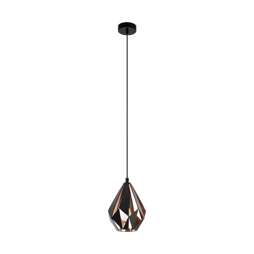 Candeeiro de Tecto Suspenso Moderno Eglo Carlton 1 205mm  49997 