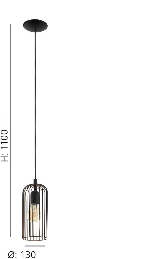 Candeeiro de Tecto Vintage Roccamena 49644 EGLO