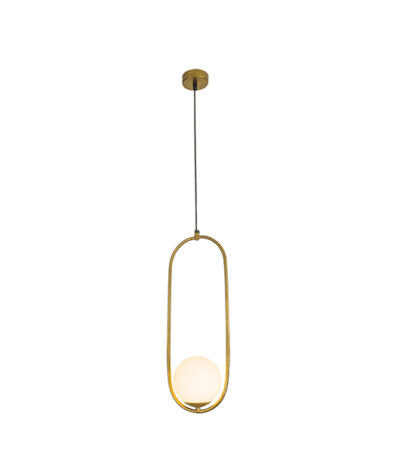 Candeeiro de tecto suspenso BRONZE 1XG9  PZA18142BR zambelis 