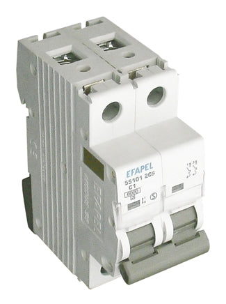 Disjuntor Bipolar Efapel 25A 6kA 55125 2CS 