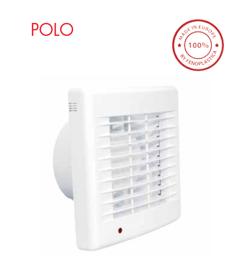 Load image into Gallery viewer, EXTRATOR WC MOD. Polo 100 15W BRANCO 
