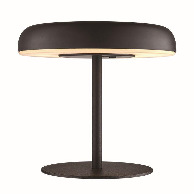 Load image into Gallery viewer, Candeeiro de mesa portátil solar, sem fios, com bateria, preto, exterior e interior - Elmer - Nordlux
