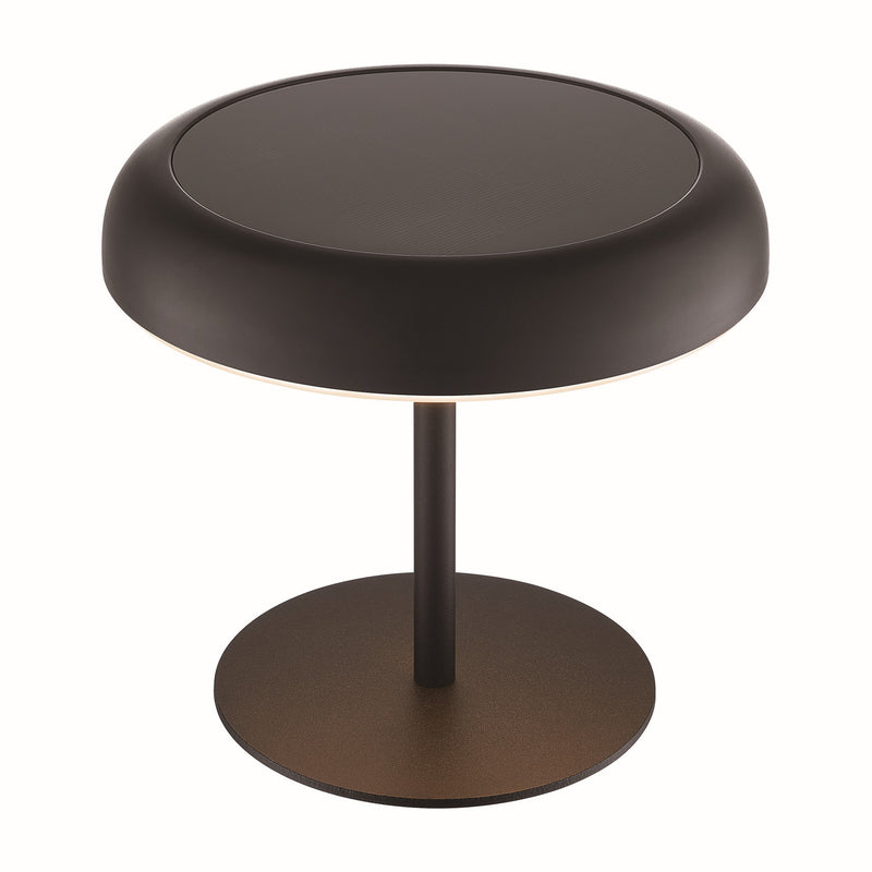 Load image into Gallery viewer, Candeeiro de mesa portátil solar, sem fios, com bateria, preto, exterior e interior - Elmer - Nordlux
