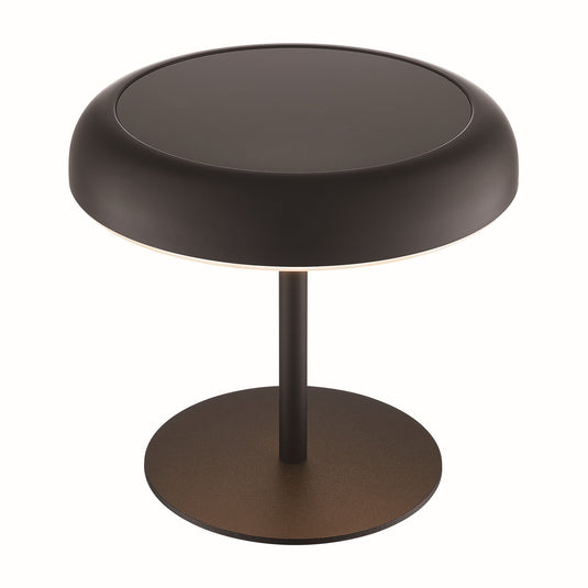 Candeeiro de mesa portátil solar, sem fios, com bateria, preto, exterior e interior - Elmer - Nordlux