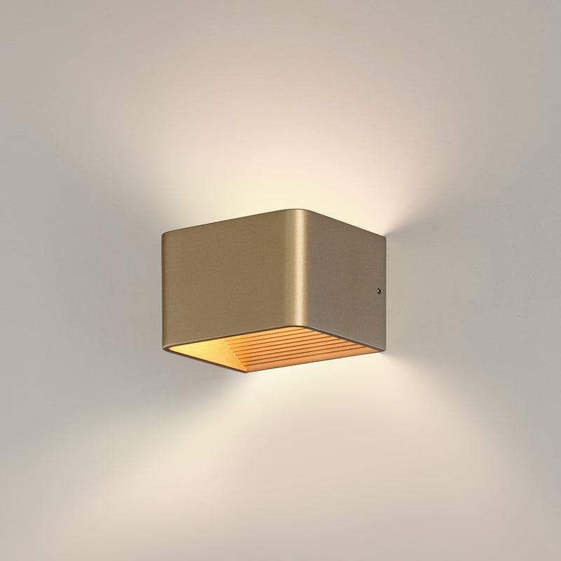 Load image into Gallery viewer, 120mm Gold LED Wall Light
