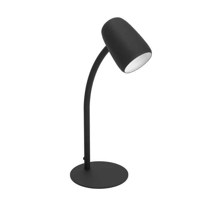 Load image into Gallery viewer, Candeeiro de Mesa Preto Mate Articulado CARLO EGLO
