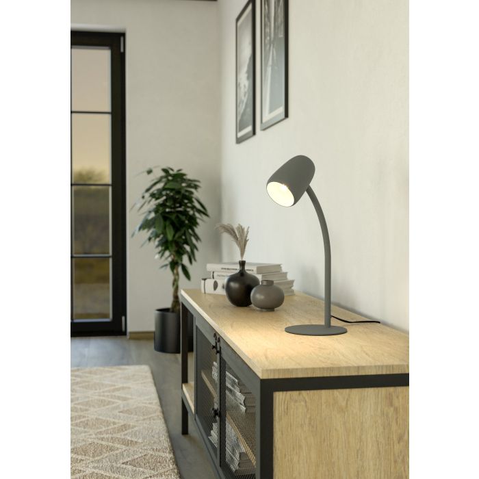Load image into Gallery viewer, Candeeiro de Mesa Verde Lodengrün com Braço Articulado CARLO EGLO
