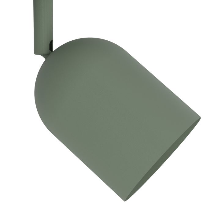 Load image into Gallery viewer, Foco de Teto Verde Lodão Mate com 3 Focos Articulados TILSTON EGLO

