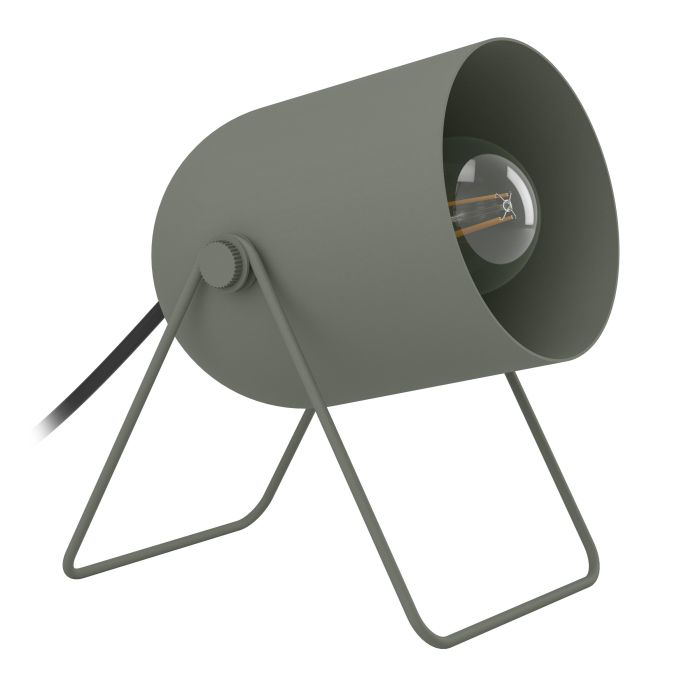 Load image into Gallery viewer, Candeeiro de Mesa com Abajur Inclinado Verde Musgo TILSTON EGLO

