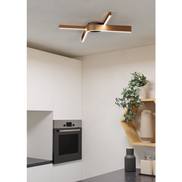 Cargue la imagen en el visor de la galería, Candeeiro de teto elegante com tecnologia smart FOLCINO-Z EGLO
