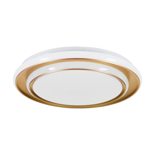 Candeeiro de teto LED branco e dourado MOSCHETTA EGLO