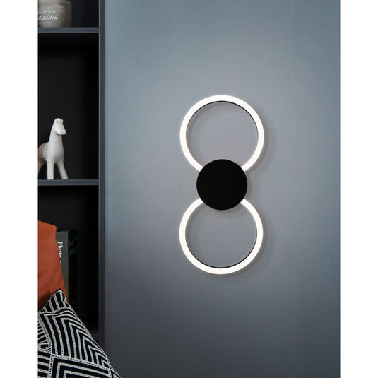 Candeeiro de teto LED moderno com anéis VENTICELLO 1 EGLO