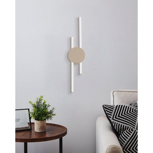 Candeeiro de teto LED moderno em alumínio cor areia VENTICELLO EGLO