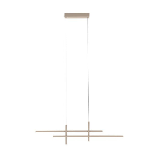 Candeeiro de Teto Suspenso TREPILIANO LED Areia Design Moderno