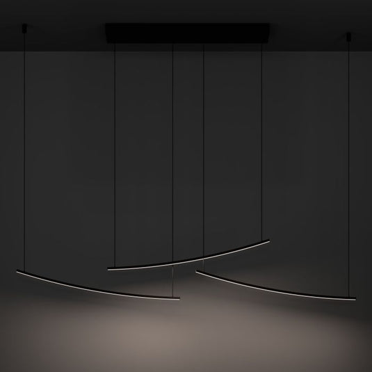 Candeeiro de teto LED preto com altura ajustável VILLEGGI EGLO