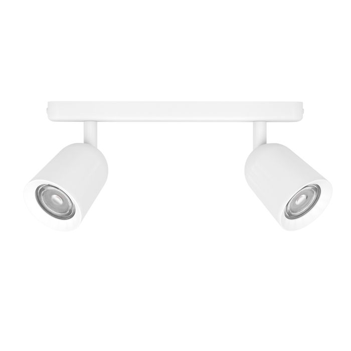Carregue imagem no visualizador da galeriaCandeeiro de Teto CAMALDOLI Foco Branco com 2 Lâmpadas GU10
