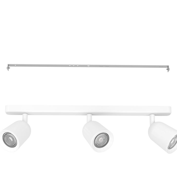 Carregue imagem no visualizador da galeriaProjetor de Trilho CAMALDOLI 3 Spots GU10 Branco - Iluminação Direcionada

