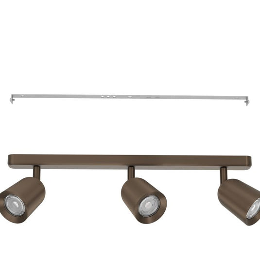 Foco de Teto com 3 Lâmpadas Ajustáveis Bronze Escuro CAMALDOLI EGLO