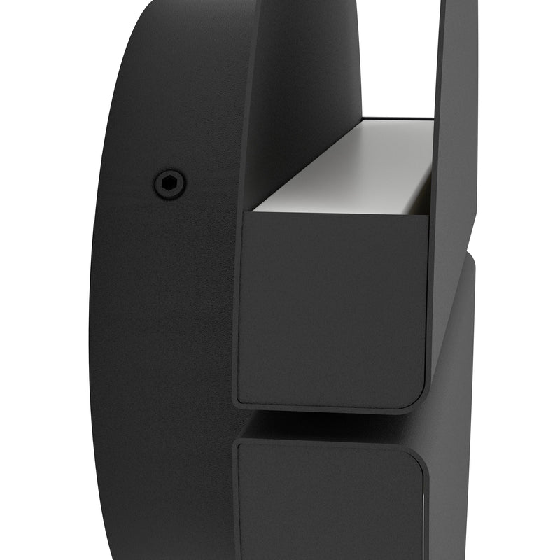 Chargez l'image dans la visionneuse de la galerie, Aplique de Parede LED em Aço Inoxidável Preto com Luz Ajustável PIANOSA EGLO
