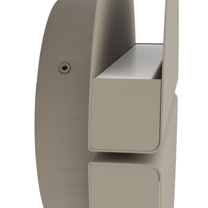 Carregue imagem no visualizador da galeriaEGLO PIANOSA Aplique de Parede LED Redondo 18cm Areia IP44
