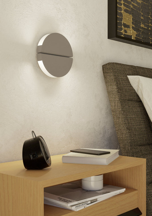 Aplique de Parede LED Redondo 18cm Areia IP44 PIANOSA EGLO