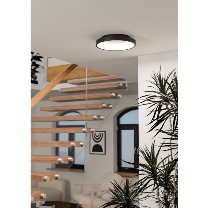 Cargue la imagen en el visor de la galería, Candeeiro de teto LED moderno e minimalista LORETELLO-Z EGLO
