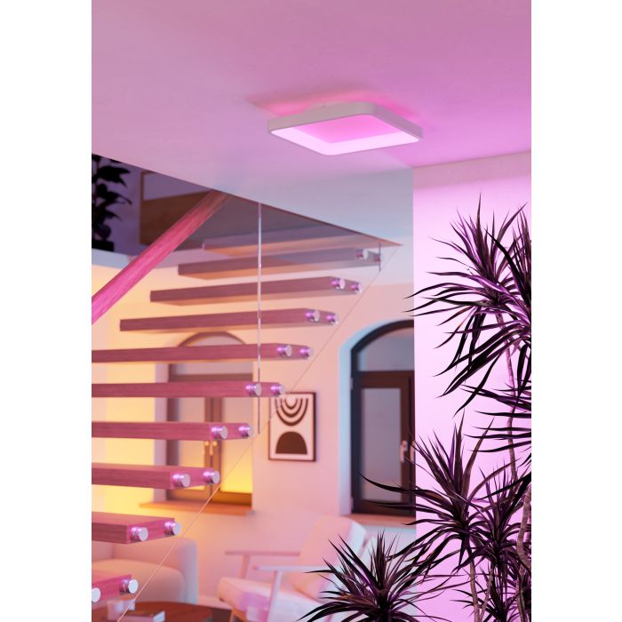 Cargue la imagen en el visor de la galería, Candeeiro de teto LED moderno e minimalista LORETELLO-Z EGLO
