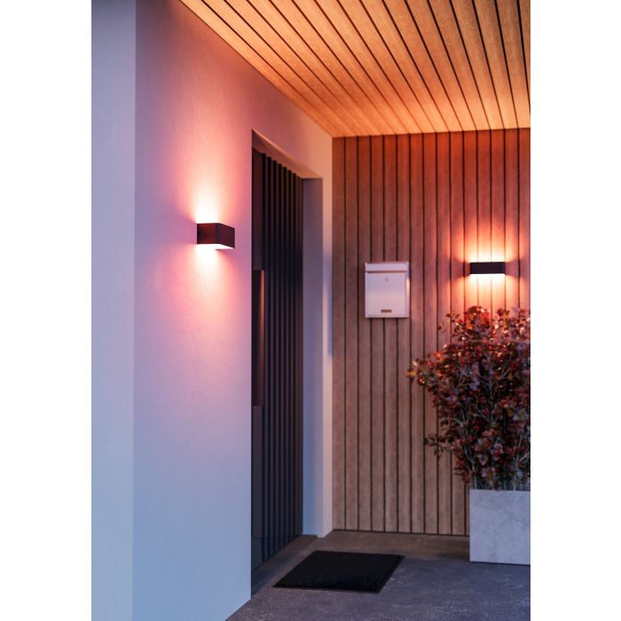 Carregue imagem no visualizador da galeriaAplique Exterior Preto com Função CCT e RGB SANIA-Z EGLO
