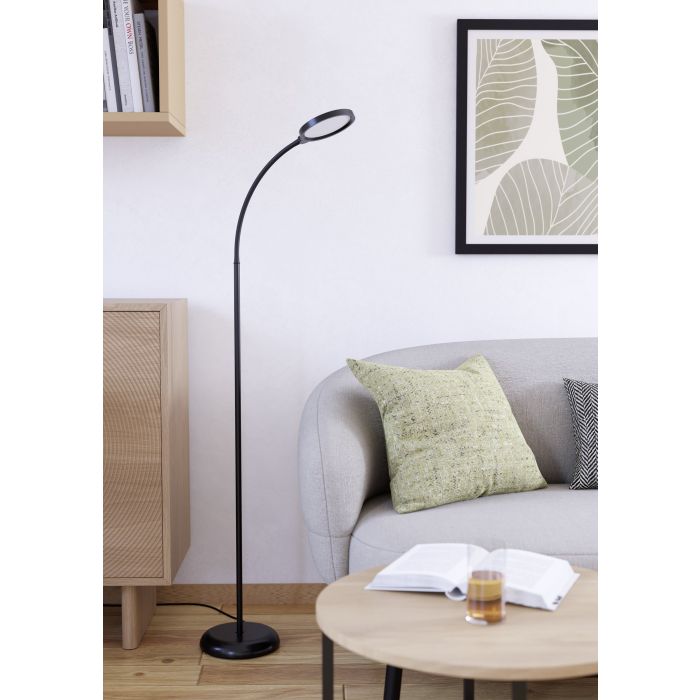 Load image into Gallery viewer, Candeeiro de pé com pescoço flexível e LED regulável LAURO EGLO

