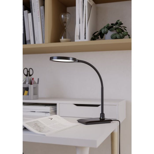 Candeeiro de mesa LED com braço flexível e luz ajustável LAURO EGLO