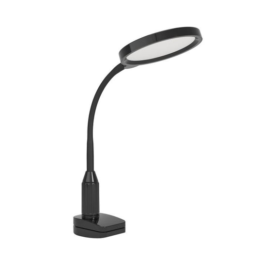 Candeeiro de Secretária LED-CCT com Clip Preto Mate LAURO EGLO