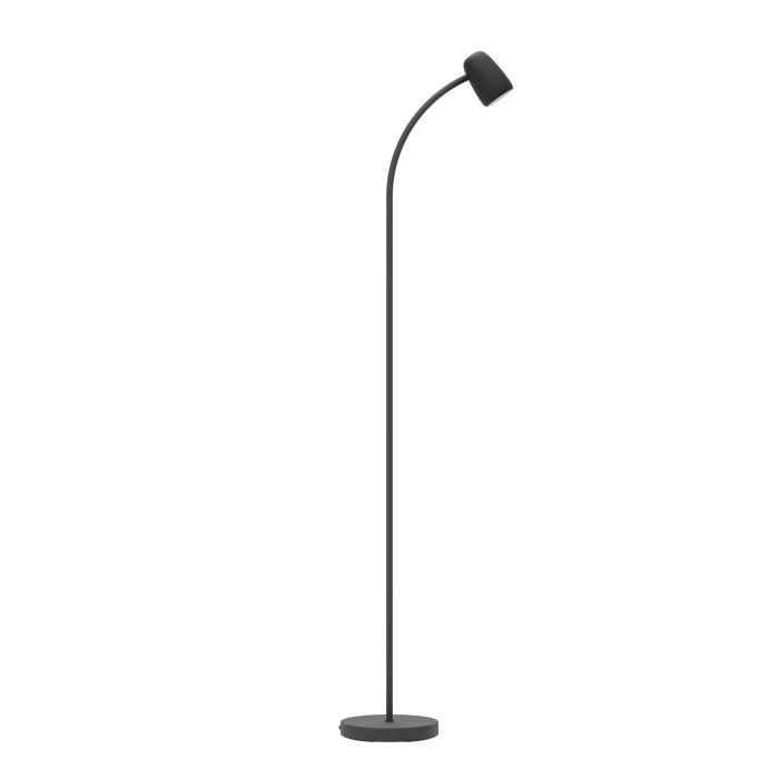 Load image into Gallery viewer, CARLO Candeeiro de Pé Preto EGLO - Luz Ajustável 85cm
